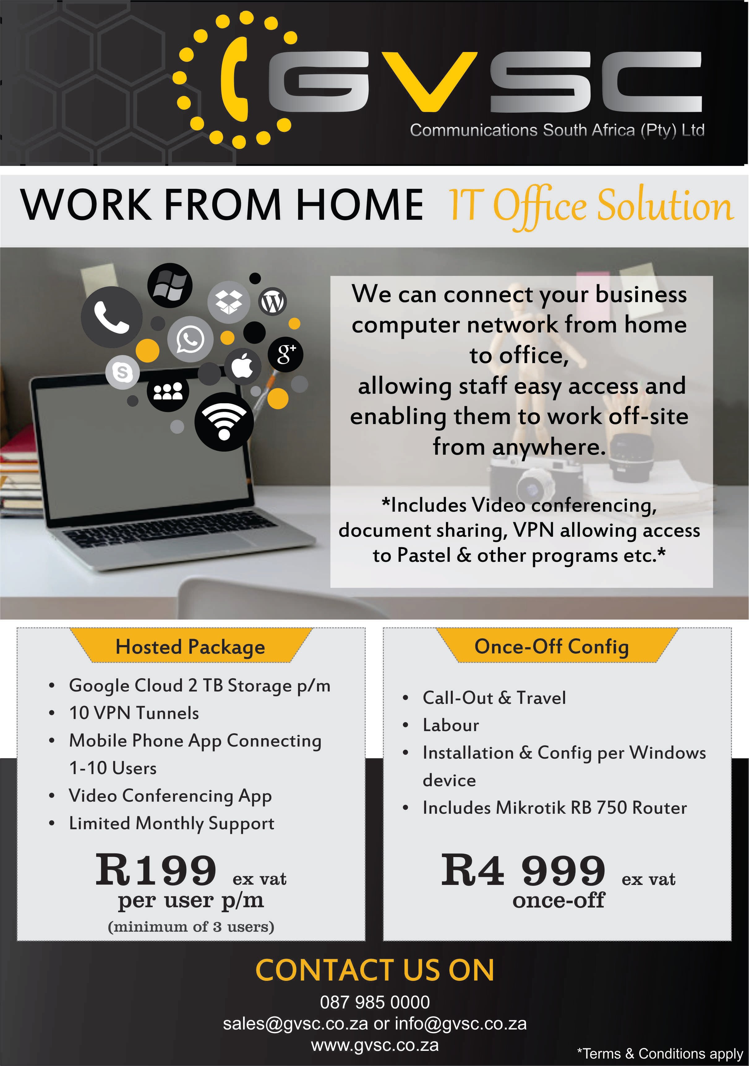 Flyer - Work From Home Office IT Solution